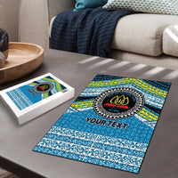 Personalised Tonga Lavengamalie College Puzzle Polynesian Ngatu Tribal LT9 - Polynesian Pride