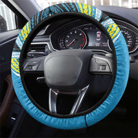 Tonga Lavengamalie College Steering Wheel Cover Polynesian Ngatu Tribal LT9 - Polynesian Pride