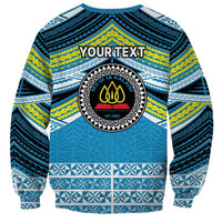 Personalised Tonga Lavengamalie College Sweatshirt Polynesian Ngatu Tribal LT9 - Polynesian Pride