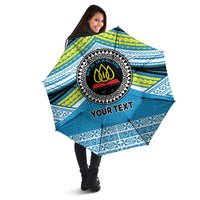 Personalised Tonga Lavengamalie College Umbrella Polynesian Ngatu Tribal LT9 - Polynesian Pride