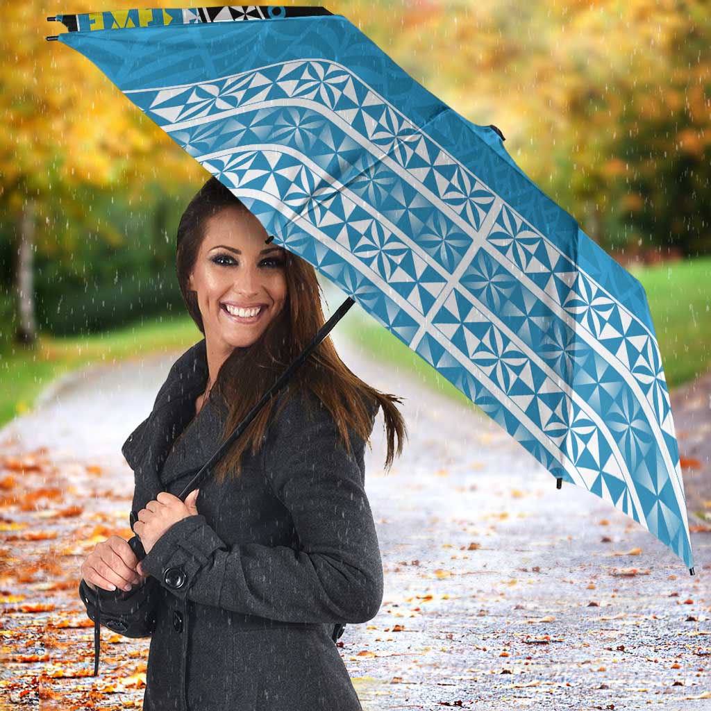 Personalised Tonga Lavengamalie College Umbrella Polynesian Ngatu Tribal LT9 - Polynesian Pride