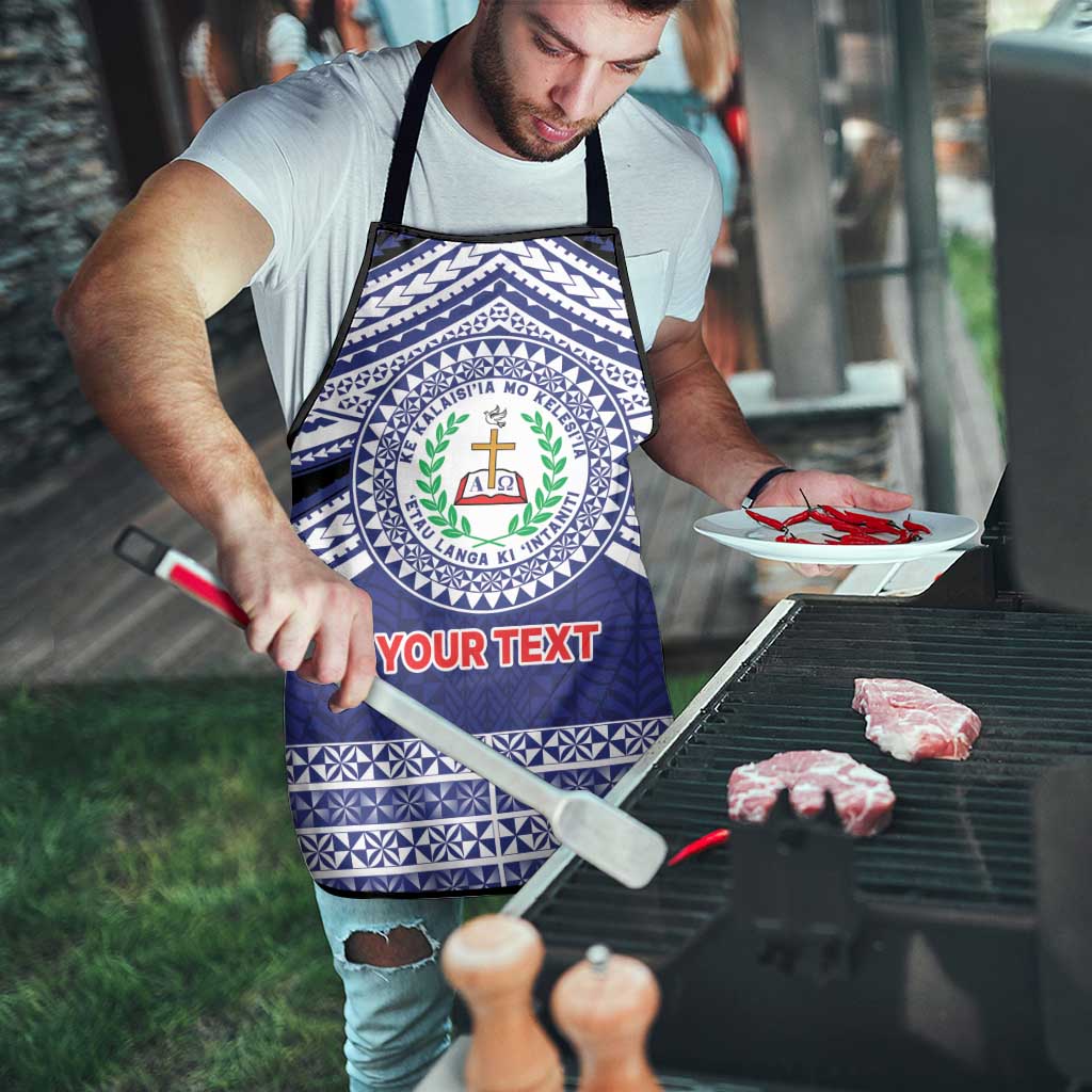 Personalised Tonga Sia'atoutai Theological College Apron Polynesian Ngatu Tribal LT9 - Polynesian Pride