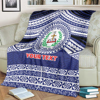Personalised Tonga Sia'atoutai Theological College Blanket Polynesian Ngatu Tribal LT9 - Polynesian Pride