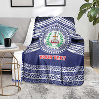 Personalised Tonga Sia'atoutai Theological College Blanket Polynesian Ngatu Tribal LT9 - Polynesian Pride