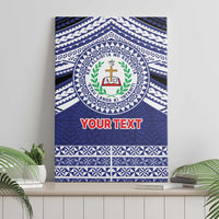 Personalised Tonga Sia'atoutai Theological College Canvas Wall Art Polynesian Ngatu Tribal LT9 - Polynesian Pride