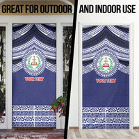 Personalised Tonga Sia'atoutai Theological College Door Cover Polynesian Ngatu Tribal LT9 - Polynesian Pride