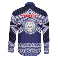 Personalised Tonga Sia'atoutai Theological College Family Matching Puletasi and Hawaiian Shirt Polynesian Ngatu Tribal
