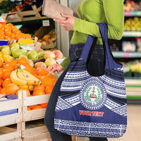 Personalised Tonga Sia'atoutai Theological College Grocery Bag Polynesian Ngatu Tribal LT9 - Polynesian Pride