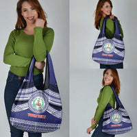 Personalised Tonga Sia'atoutai Theological College Grocery Bag Polynesian Ngatu Tribal LT9 - Polynesian Pride