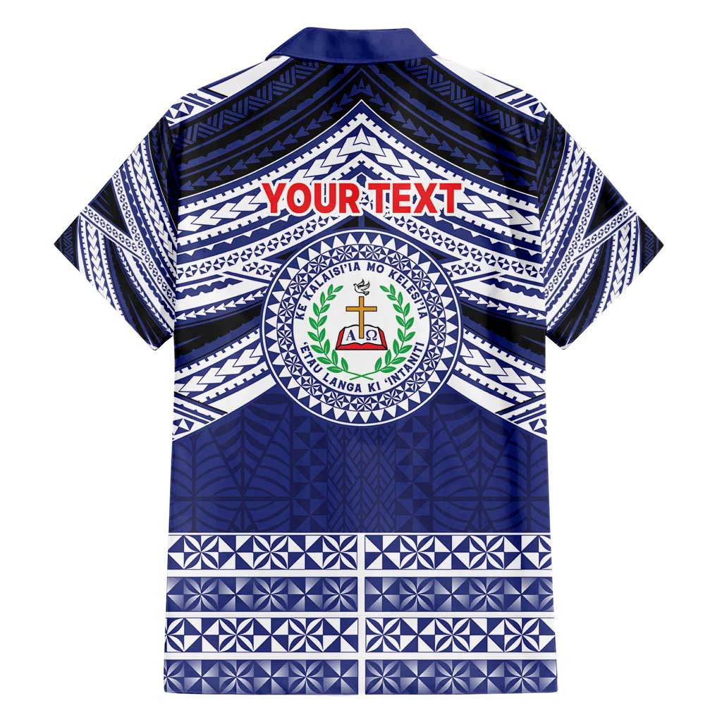 Personalised Tonga Sia'atoutai Theological College Hawaiian Shirt Polynesian Ngatu Tribal LT9 - Polynesian Pride