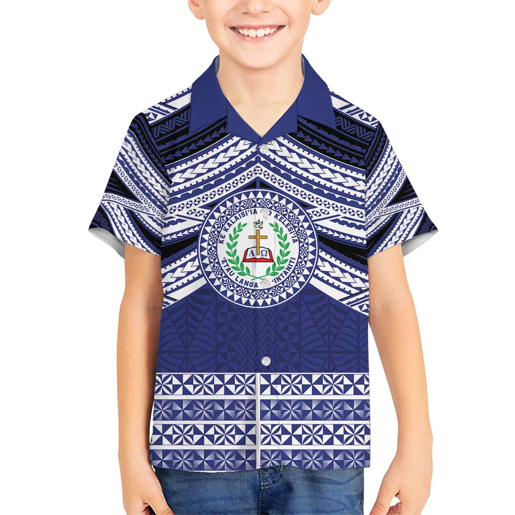 Personalised Tonga Sia'atoutai Theological College Hawaiian Shirt Polynesian Ngatu Tribal LT9 - Polynesian Pride