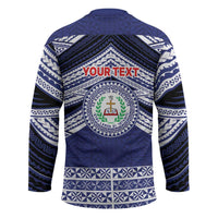 Personalised Tonga Sia'atoutai Theological College Hockey Jersey Polynesian Ngatu Tribal LT9 - Polynesian Pride