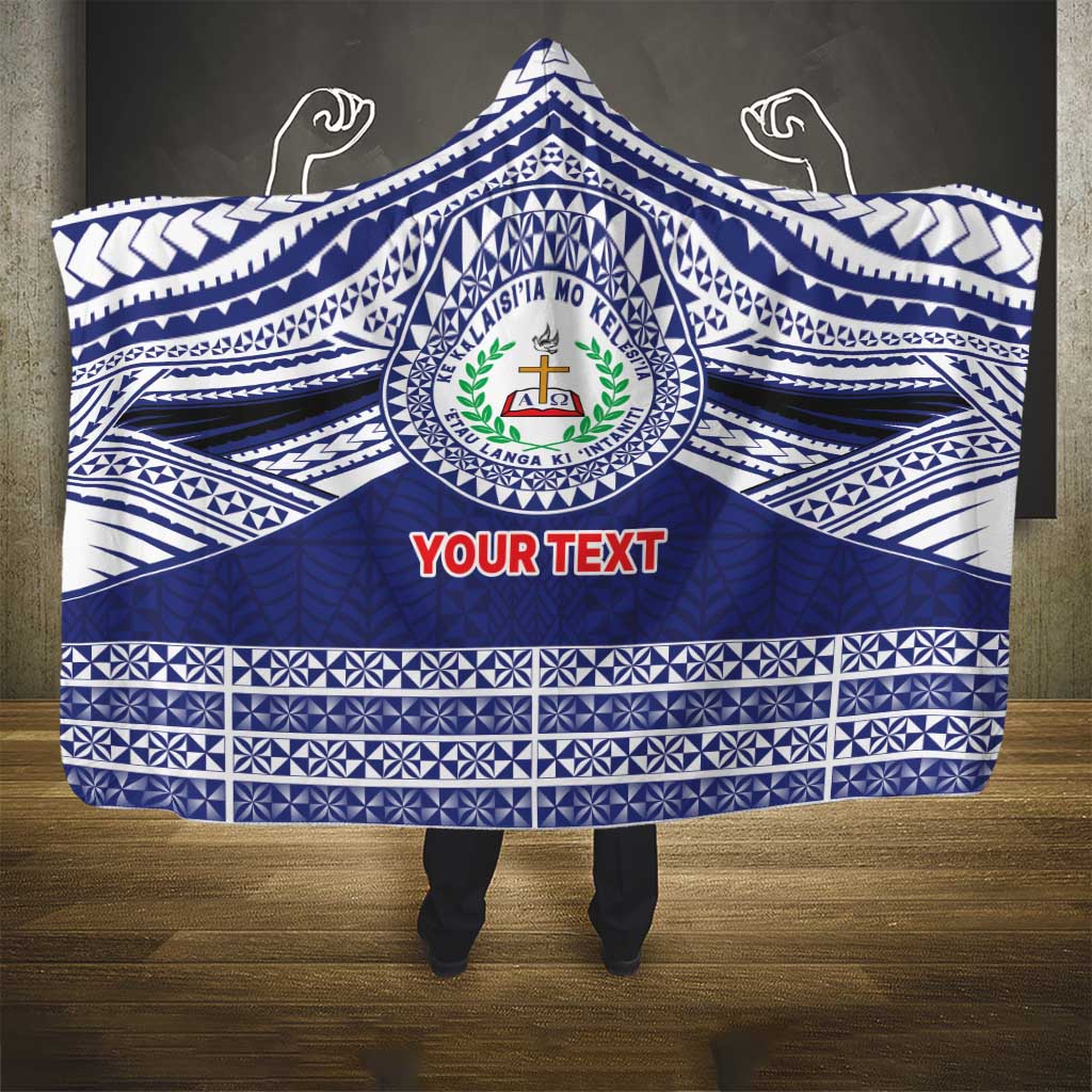 Personalised Tonga Sia'atoutai Theological College Hooded Blanket Polynesian Ngatu Tribal LT9 - Polynesian Pride