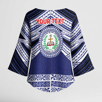Personalised Tonga Sia'atoutai Theological College Kimono Sleeve Blouse Polynesian Ngatu Tribal LT9 - Polynesian Pride
