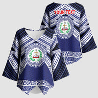 Personalised Tonga Sia'atoutai Theological College Kimono Sleeve Blouse Polynesian Ngatu Tribal LT9 - Polynesian Pride