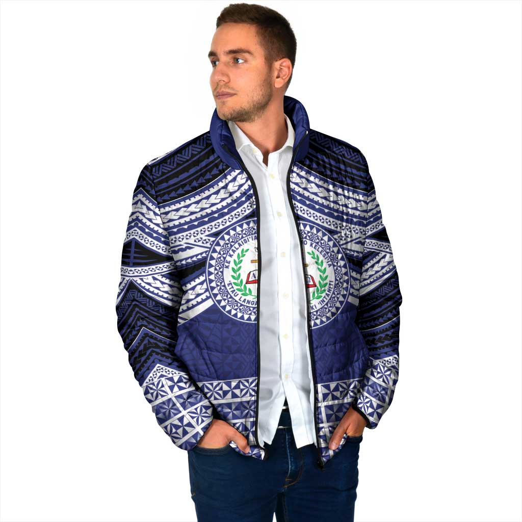 Personalised Tonga Sia'atoutai Theological College Padded Jacket Polynesian Ngatu Tribal LT9 - Polynesian Pride