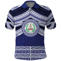 Personalised Tonga Sia'atoutai Theological College Polo Shirt Polynesian Ngatu Tribal