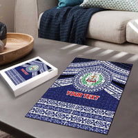 Personalised Tonga Sia'atoutai Theological College Puzzle Polynesian Ngatu Tribal LT9 - Polynesian Pride