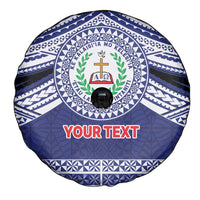 Personalised Tonga Sia'atoutai Theological College Spare Tire Cover Polynesian Ngatu Tribal