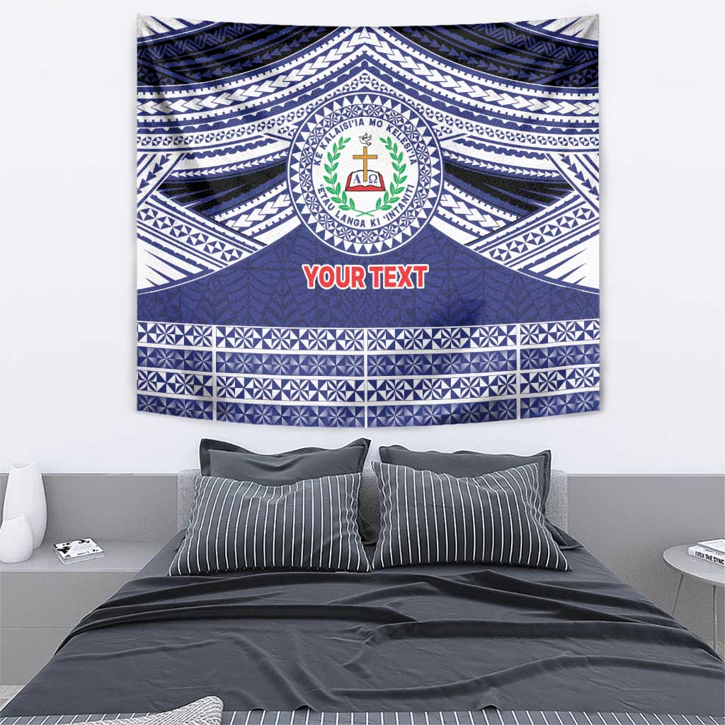 Personalised Tonga Sia'atoutai Theological College Tapestry Polynesian Ngatu Tribal