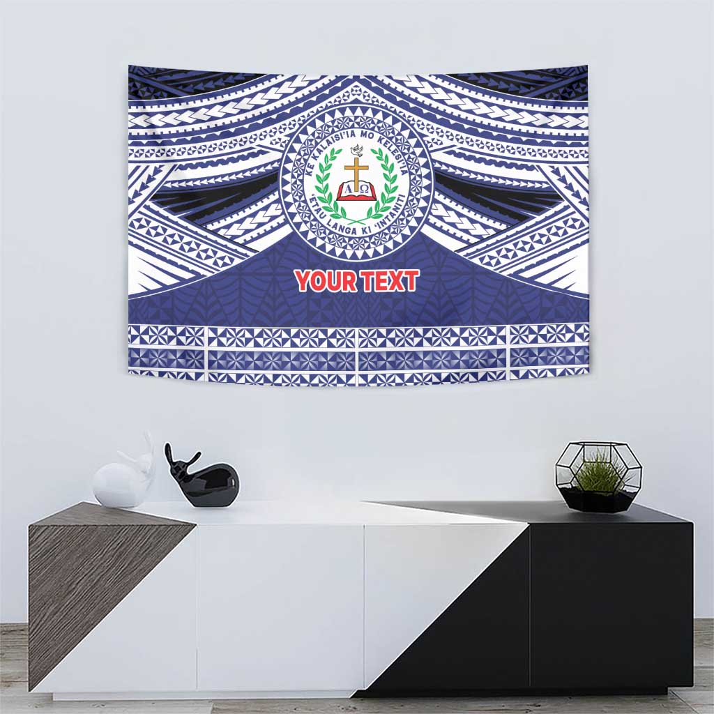 Personalised Tonga Sia'atoutai Theological College Tapestry Polynesian Ngatu Tribal