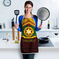 Personalised Tonga Vava'u High School Apron Polynesian Ngatu Tribal LT9 - Polynesian Pride