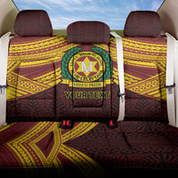 Personalised Tonga Vava'u High School Back Car Seat Cover Polynesian Ngatu Tribal