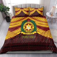 Personalised Tonga Vava'u High School Bedding Set Polynesian Ngatu Tribal