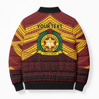 Personalised Tonga Vava'u High School Bomber Puffer Jacket Polynesian Ngatu Tribal LT9 - Polynesian Pride