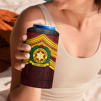 Personalised Tonga Vava'u High School 4 in 1 Can Cooler Tumbler Polynesian Ngatu Tribal LT9 - Polynesian Pride