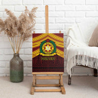 Personalised Tonga Vava'u High School Canvas Wall Art Polynesian Ngatu Tribal LT9 - Polynesian Pride