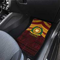 Personalised Tonga Vava'u High School Car Mats Polynesian Ngatu Tribal LT9 - Polynesian Pride
