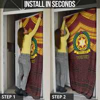 Personalised Tonga Vava'u High School Door Cover Polynesian Ngatu Tribal LT9 - Polynesian Pride