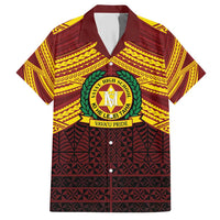 Personalised Tonga Vava'u High School Hawaiian Shirt Polynesian Ngatu Tribal LT9 Red - Polynesian Pride