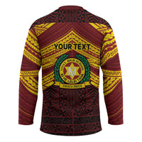 Personalised Tonga Vava'u High School Hockey Jersey Polynesian Ngatu Tribal LT9 - Polynesian Pride
