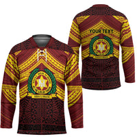 Personalised Tonga Vava'u High School Hockey Jersey Polynesian Ngatu Tribal LT9 - Polynesian Pride