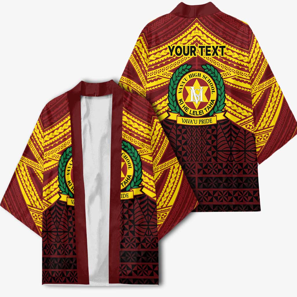 Personalised Tonga Vava'u High School Kimono Polynesian Ngatu Tribal LT9 - Polynesian Pride