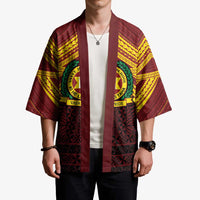 Personalised Tonga Vava'u High School Kimono Polynesian Ngatu Tribal LT9 - Polynesian Pride