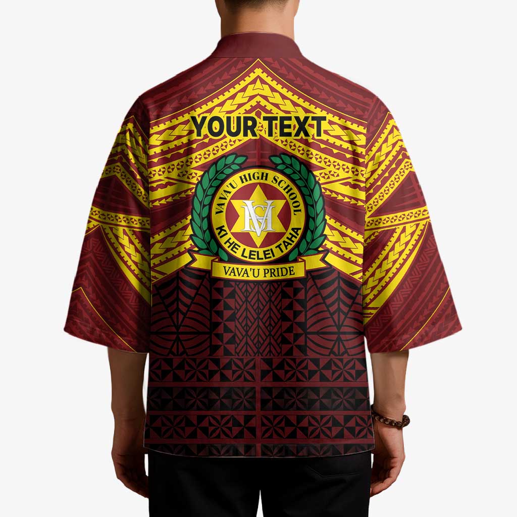 Personalised Tonga Vava'u High School Kimono Polynesian Ngatu Tribal LT9 - Polynesian Pride