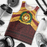 Personalised Tonga Vava'u High School Men Tank Top Polynesian Ngatu Tribal LT9 - Polynesian Pride