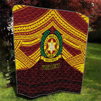 Personalised Tonga Vava'u High School Quilt Polynesian Ngatu Tribal