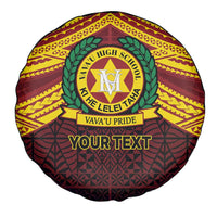 Personalised Tonga Vava'u High School Spare Tire Cover Polynesian Ngatu Tribal