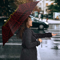 Personalised Tonga Vava'u High School Umbrella Polynesian Ngatu Tribal LT9 - Polynesian Pride