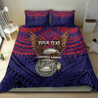 American Samoa Brave Eagle Personalized Bedding Set National Flag Color