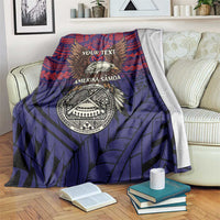American Samoa Brave Eagle Personalized Blanket National Flag Color