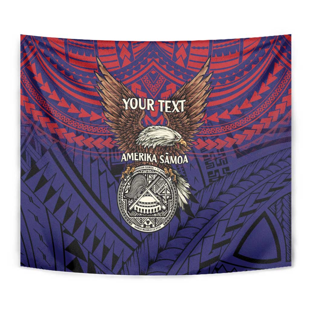 American Samoa Brave Eagle Personalized Tapestry National Flag Color
