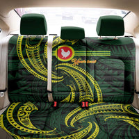 American Samoa Manua Cession Day Personalized Back Car Seat Cover Polynesian Wave Style