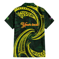 American Samoa Manua Cession Day Personalized Family Matching Mermaid Dress and Hawaiian Shirt Polynesian Wave Style