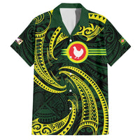 American Samoa Manua Cession Day Personalized Family Matching Off Shoulder Maxi Dress and Hawaiian Shirt Polynesian Wave Style