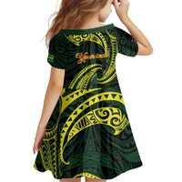 American Samoa Manua Cession Day Personalized Family Matching Tank Maxi Dress and Hawaiian Shirt Polynesian Wave Style